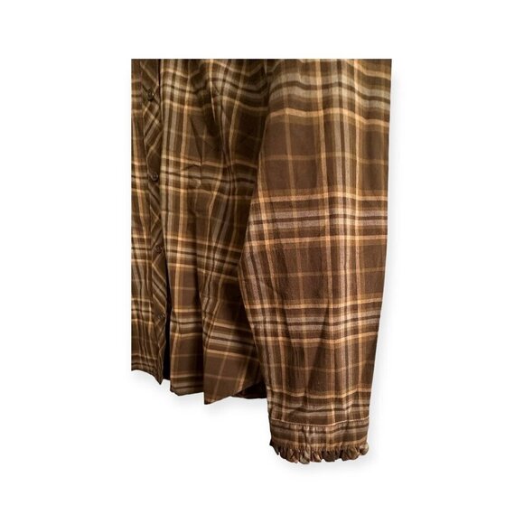 Nili Lotan Brown Plaid Celina Blouse, New With Tag, Size S - Picture 12 of 15